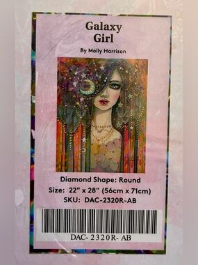 NEW & SEALED! Diamond Art Club Galaxy Girl